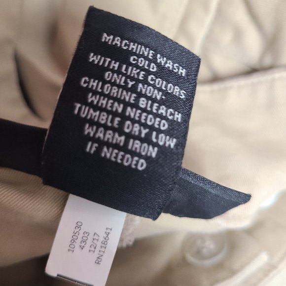 LANE BRYANT Solid All Tan Cropped Pants with Pockets  Womens Plus Size 28 - Picture 4 of 5